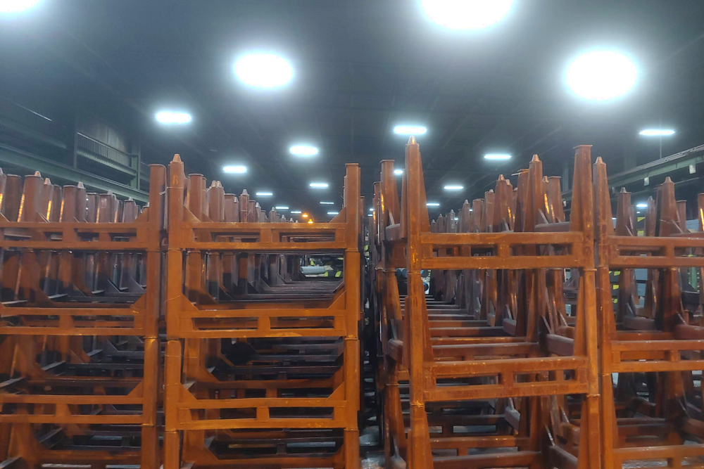 After Image of Durabar- Prior to Tactik Lighting Product Installation