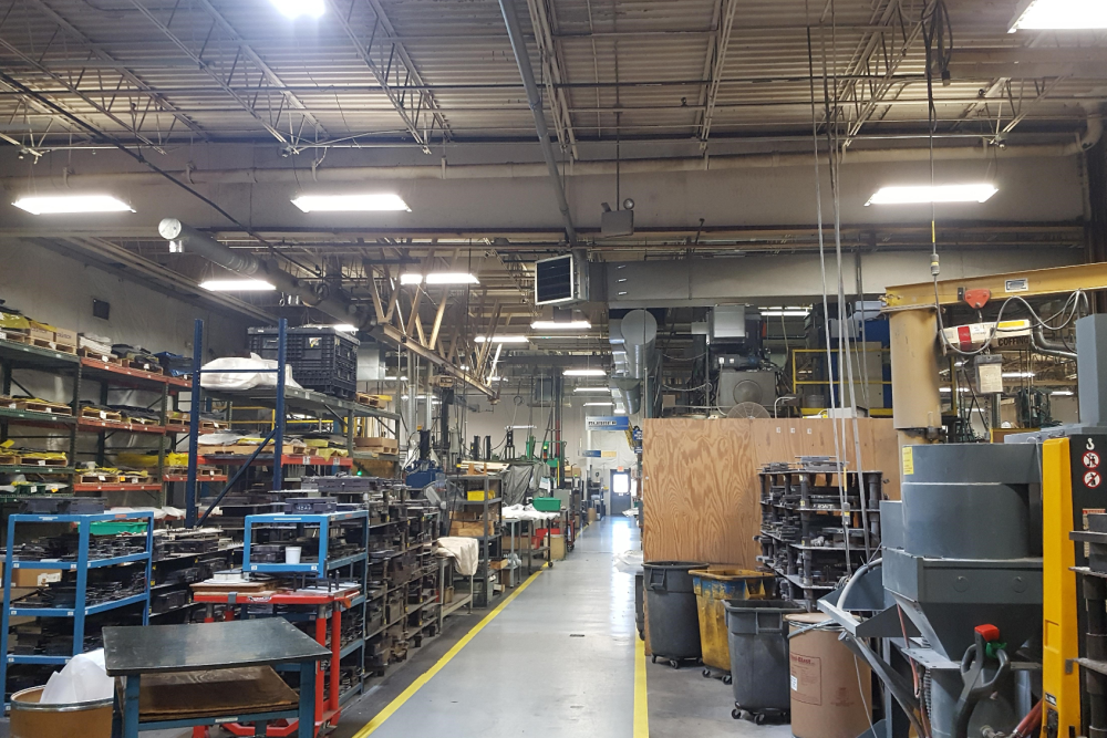 Before Image of Molded Dimensions- Prior to Tactik Lighting Product Installation