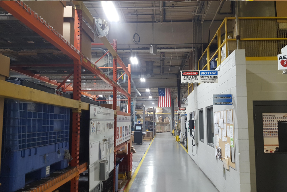 After Image of Molded Dimensions- After Tactik Lighting Product Installation